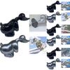 Unique Resin Savage Duck Car Ornament Angry Duck Head In Silver For Car Interior Decor