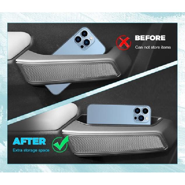 4x Door Grab Handle Pocket Storage Box For 2021-2025 Ford Bronco Accessories