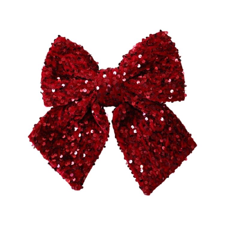 Christmas Tree Bowknot Festival Decoration Unique Christmas Bowknot Ornament Elegant Adornment for Home School