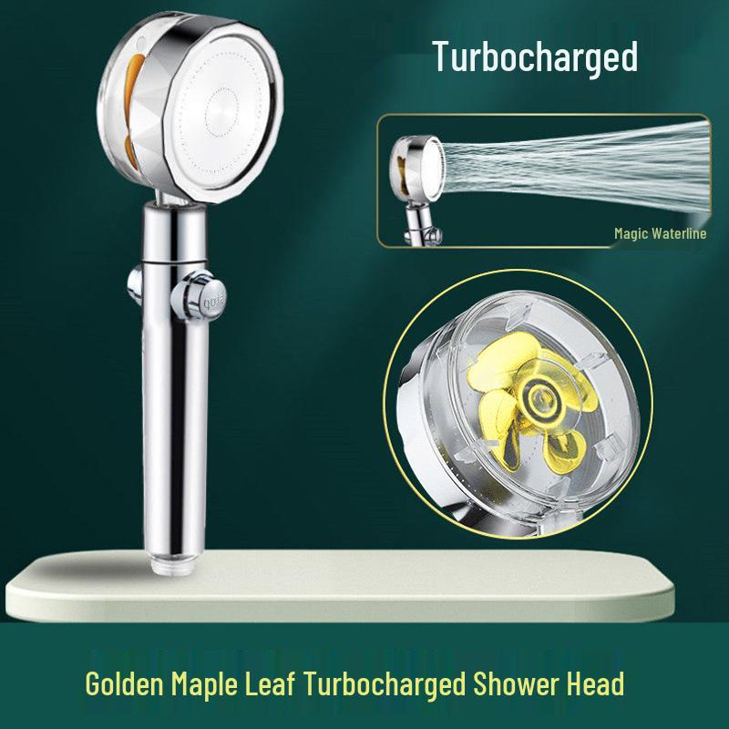 Adjustable Pressurized Handheld Shower Head with Massage & Water-Saving Features
