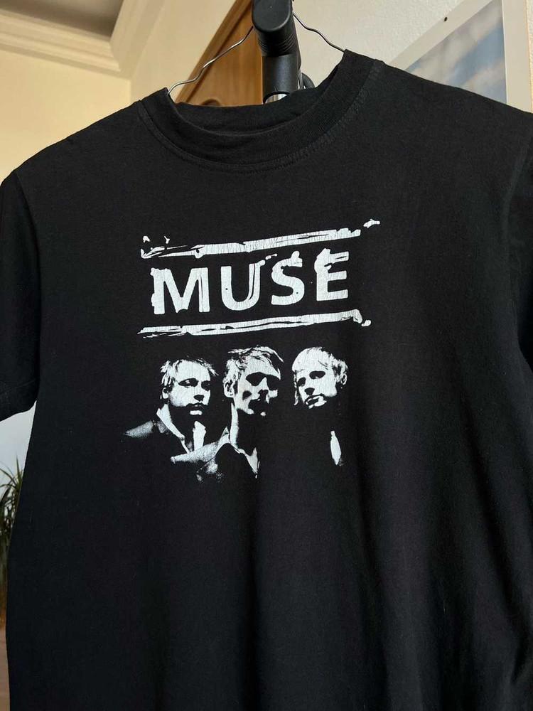 Muse Tour Band Tour 2001 Коллекция Подарок для фанатов S to 5XL Футболка MD104 Унисекс Футболка XXXXL