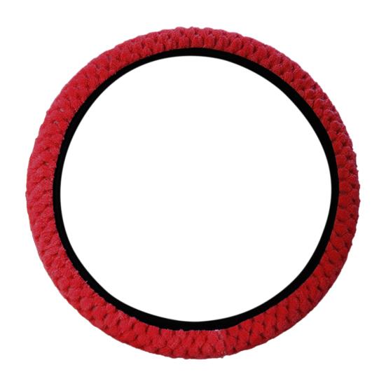 Universal Plush Car Auto Steering Wheel Covers Handlebar Protector Guard Decor