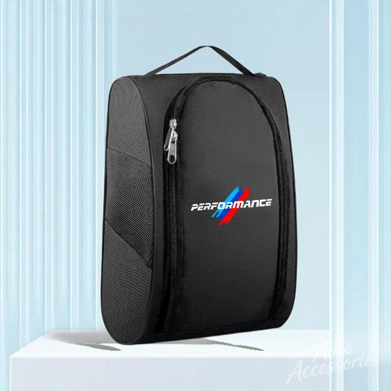 Car Sneaker Storage Bag Travel Shoes Storage Auto Accessory For BMW Performance M E46 E90 F20 E39 E91 E87 E60 E93 F10 X3 sticker pdcr06