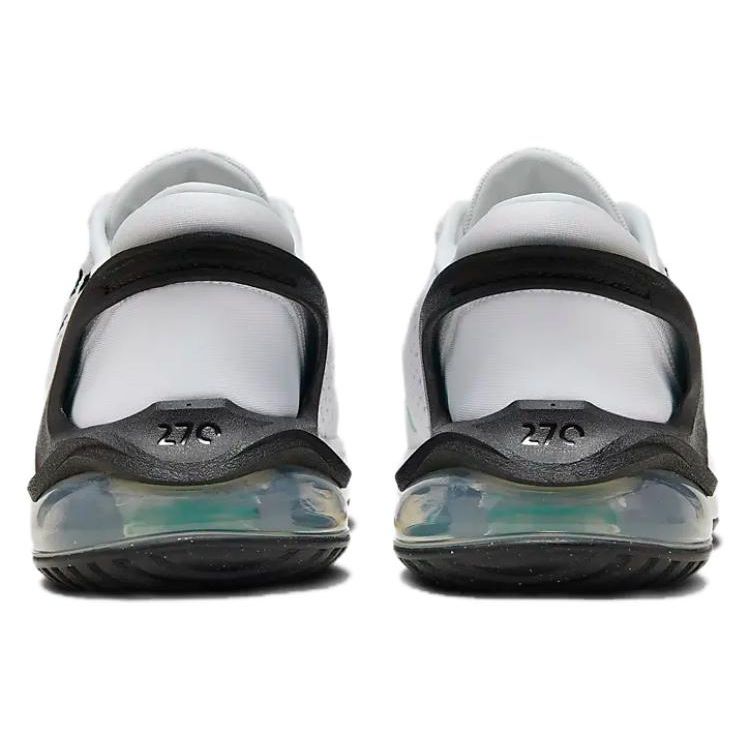 Nike Air Max 270 Go Fl Mesh Casual Versatile Shock Absorbing Durable Low Top Kids Sneakers Kids sneakers White Black FV0513-100