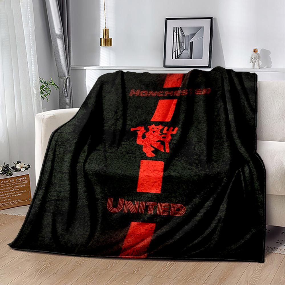 Manchester Blanket Soft Warm Cozy Perfect For Bed Picnics Sofa Four Seasons Universal Playful Design Perfect Gift For Relatives And Friends