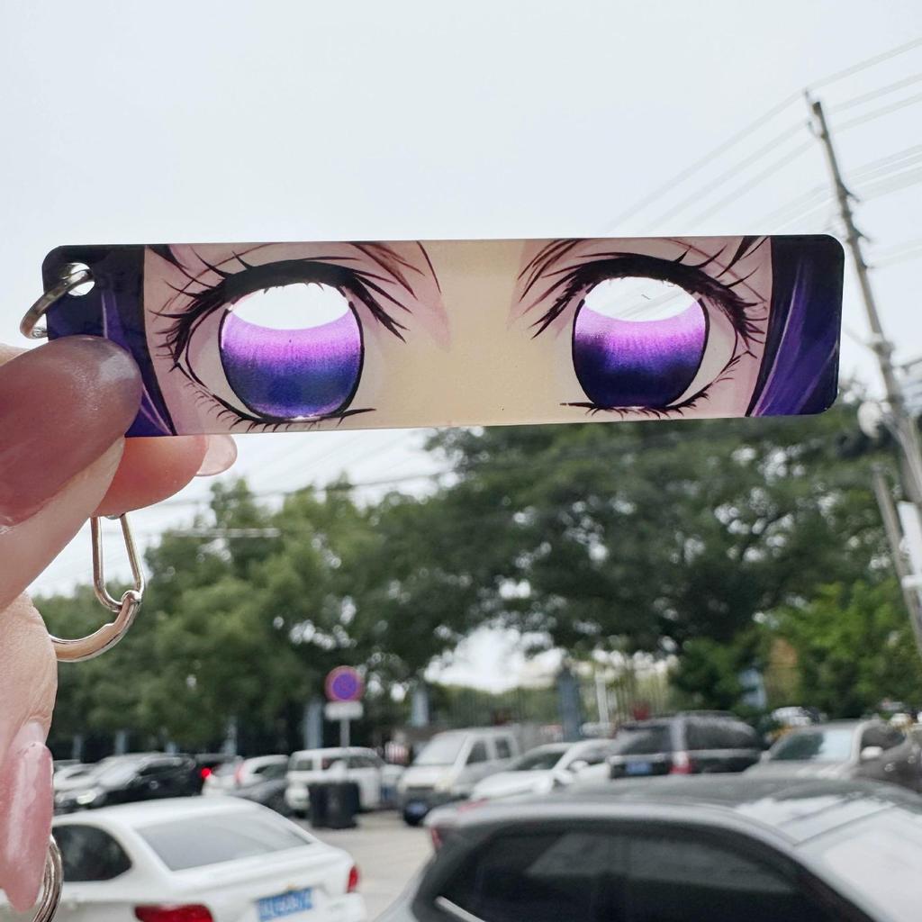 Colgante Llavero Anime Demon Slayer Kimetsu No Yaiba Kamado Tanjirou Doble Cara HD Colgante de Bolsa Regalo Para Fans Accesorios Cosplay Regalo de Joyería