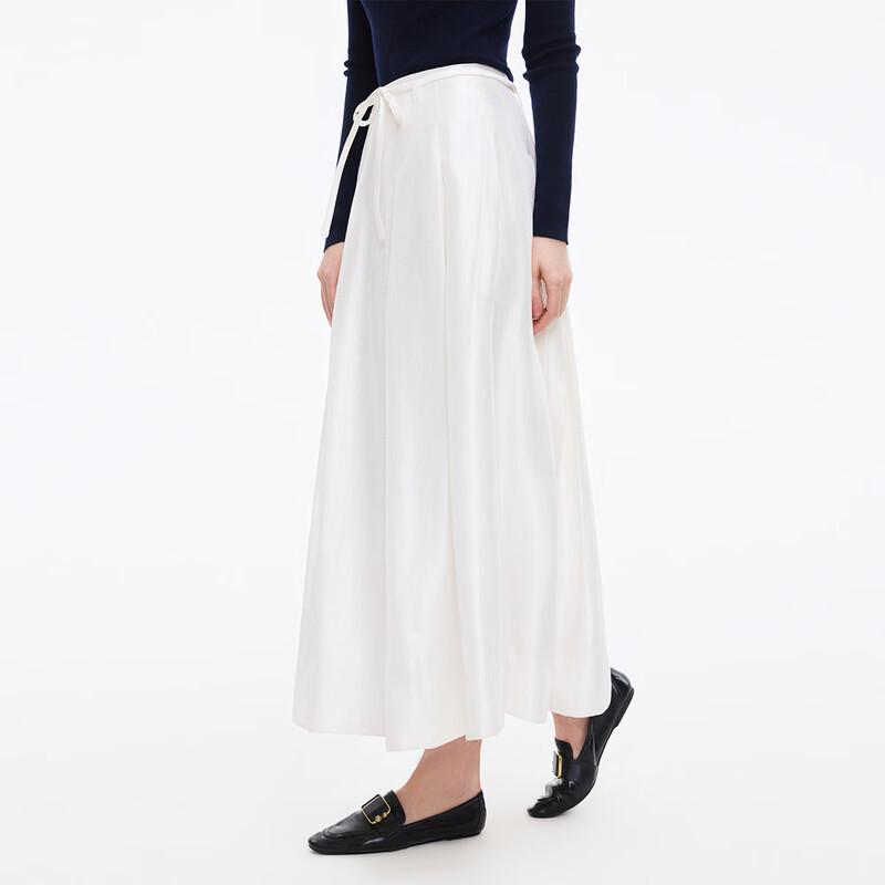 Shetu Women's High-Waist A-Line Midi Skirt