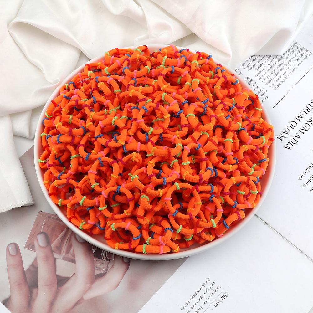 

200 шт. 3 см Детские Маленькие Резинки для Волос Эластичные Конфетных Цветов Резинки для Волос Красочная Повязка на Голову Аксессуары для Волос Головные Уборы Подарки 200PCS