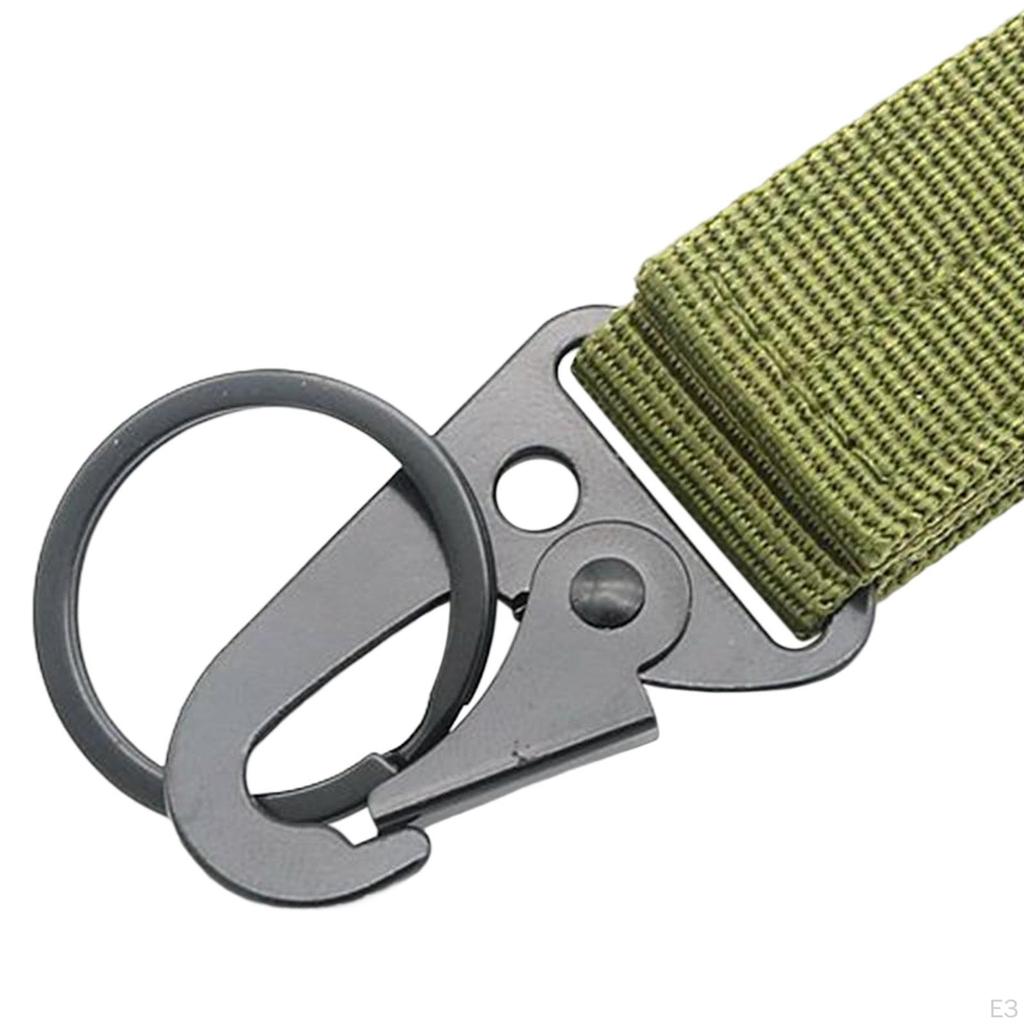 Nylon Webbing Buckle Practical Carabiner Belt Keychain Hook for Cycling