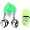 Fishing Bell and Night Light Kit, 20 Pcs Fish Bite Bait Alarm Bell with LED Light for Night Fishing