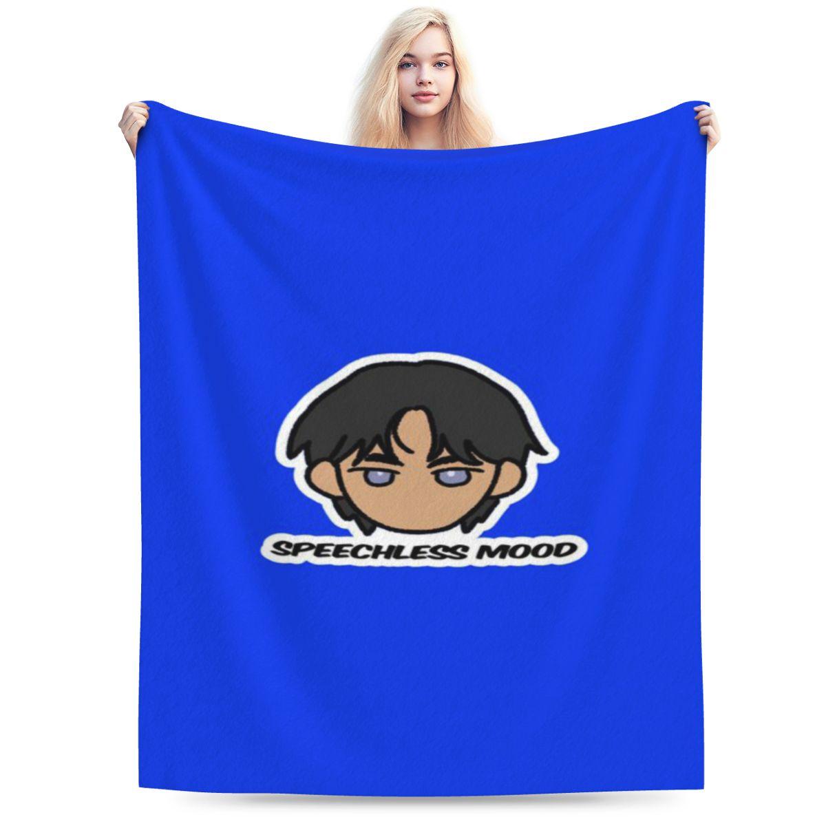 Speechless Mood Custom Warm Party An UltraSoft Micro Fleece Blanket 75x100cm 30x40in