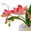 Berührungssteuerung Nachttischlampe Blume Tischlampe, 3 Farben Orchidee Nachtlicht, Wiederaufladbar Kabellos Dimmbar Künstlich Kreativ DIY Florale Leuchte LED mit