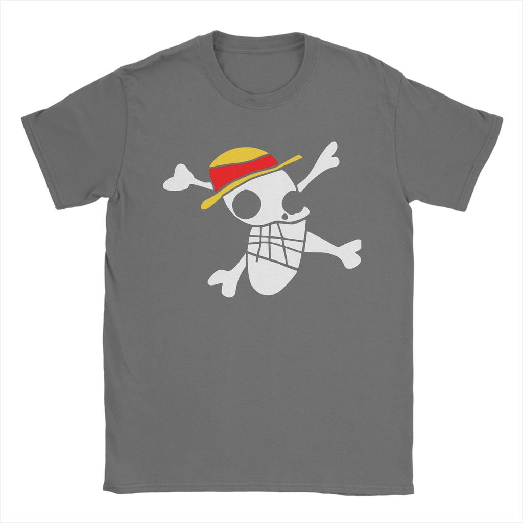 Men LUFFYS FLAG Ones Pieces T Shirts 100 Cotton Clothes Leisure Short Sleeve Round Collar Tees New Arrival TShirts