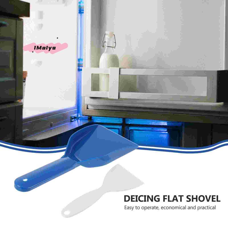 Set Raschietto Ghiaccio 1/2 Pezzi Strumenti Durevoli per la Rimozione Ghiaccio per Frigorifero Igienica Pala Pulizia Spazzaneve Strumento Rimozione Ghiaccio