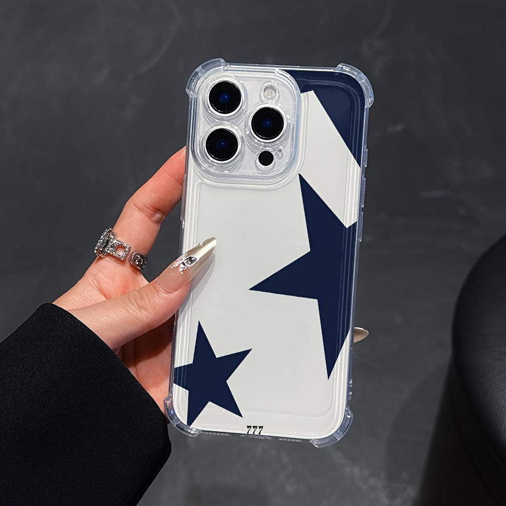 Creative star pattern phone case suitable for iPhone 17 16 15 14 13 12 11 Pro/Max/Plus anti drop and shockproof back cover