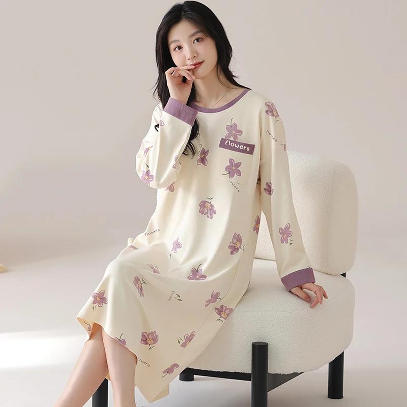 Pink Large Size Autumn and Winter Long Sleeve Cute Pajamas Kawaii Pajamas Soft Pajamas Girls Pajamas Comfortable