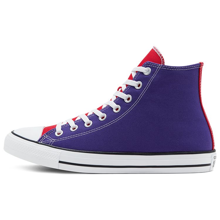 Converse Chuck Taylor All Star Casual Versatile High-Top Canvas Shoes Unisex Sneakers Green Red Purple 168533C
