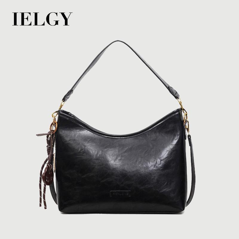 IELGY All-Match Commuter Retro Handbag Simple Underarm Bag Simple Large Capacity