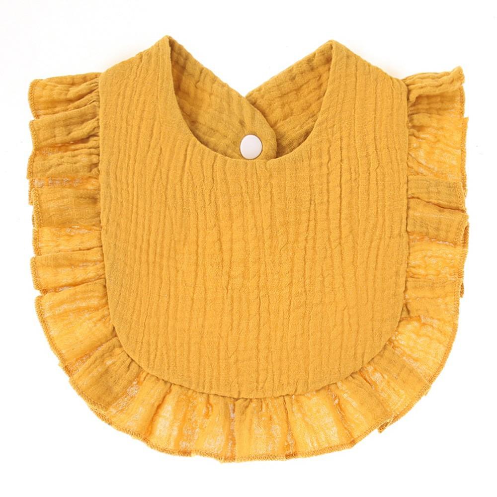1pcs Cotton Soft Baby Bibs Solid Color Infant Bib Newborn Burp Cloths Bandana Scarf for Kids Boy Girls Feeding Saliva Towel