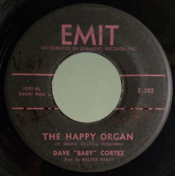 

7-дюймовая пластинка DAVE BABY CORTEZ The Happy Organ Catnip E302 Emit 1959 США Рок Б/у