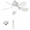 with E27 Base E27 Screw Ceiling Fan Light Mute Design 3 Color Lights Fan  Home Decor