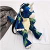 Dinosaurier-Rucksack für Kinder, Cartoon-3D-Dinosaurier-Form, weicher Plüsch, niedlicher Tier-Rucksack für Kinder für die Reise