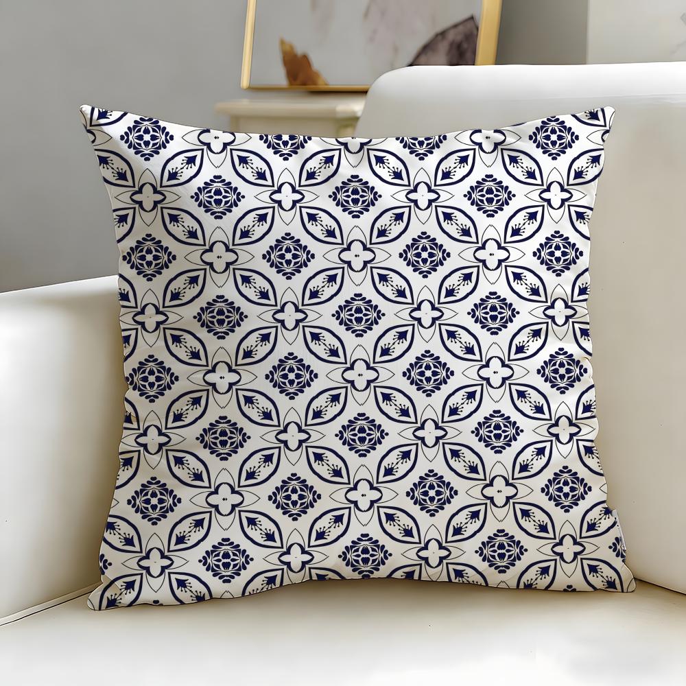 Cute Texture Cushion Cover Soft EasyWash Pillow Case Versatile for Couch Bed Travel and Office