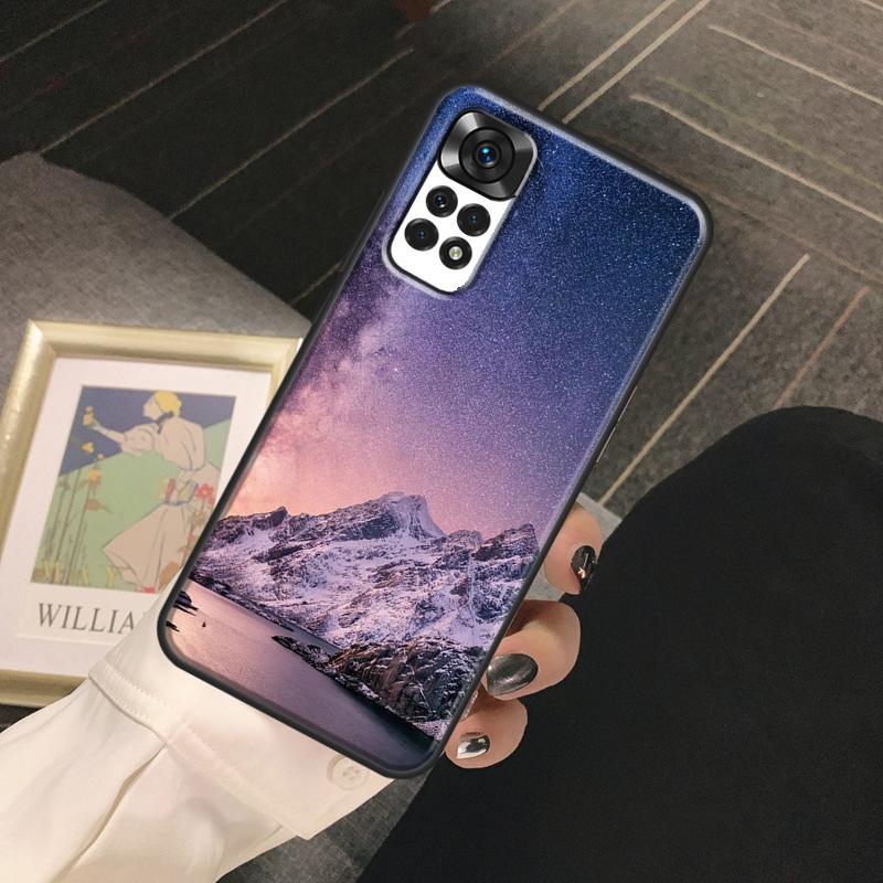 Star Space Moon Night Funda For Xiaomi Redmi Note 14 13 Pro 9 10 11 12 Pro 10S 11S 12S Redmi 14C 13C 10C 12C Case