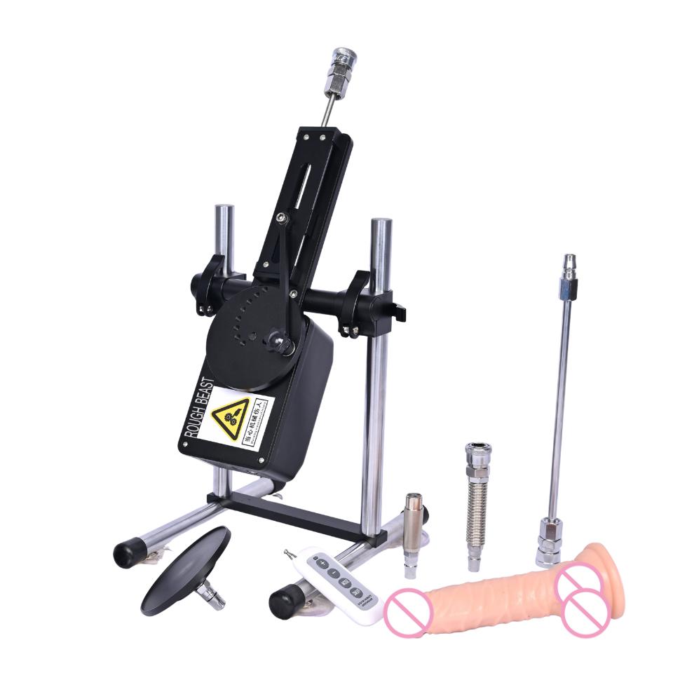 Sex Machine ROUGH BEAST Remote Control Quiet 360 Agree Adjustable Masturbation Machine for Women Men