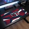 Bologna FC Theme Pattern Mouse Pad, Soccer Logo Design XXL Gaming Desk Mat Non-Slip Computer Mouse Pad
