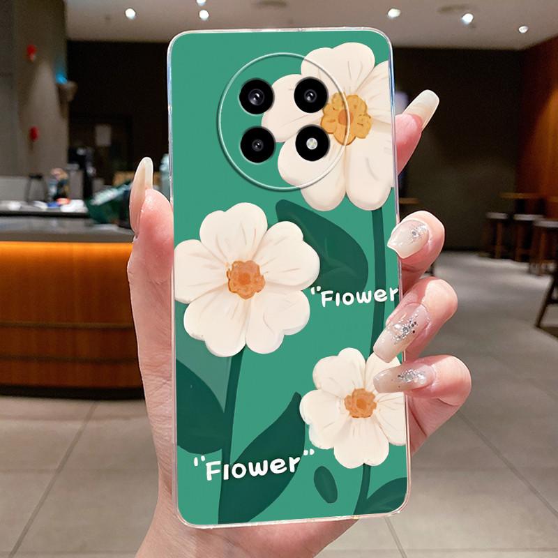 For Realme 13 Plus Phone Case Realme 13 Pro Plus Pro+ Protective Cases For Realme 13+ Flower Butterfly Soft Silicone TPU Cover