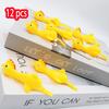 12/24pcs Fun Soft Plastic Finger Catapult Chicken Game Kids Birthday Party Gift School Gift Prize Pack Toys