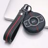 Key Holder Cover for Mercedes with Keychain For Smart 1 Smart 3 Anti-Scratch Anti-Shock Keychain Holder Anti-Scratch Guard Soft Grip Texture