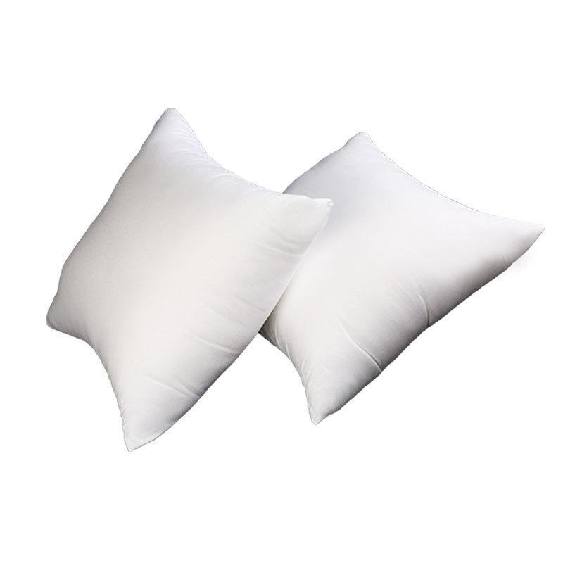 Plain White Pillow Insert With Polyester Fiber Filling For Adult Comfort And Multiple Sizes