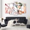 Five Piece Picture Canvas Print Marilyn Monroe