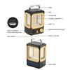 Stepless Dimming Solar Garden Lamp Rechargeable Battery Portable Hanging Light  Yard Decoration