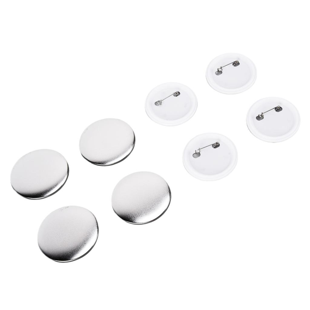 100 יחידות כיסוי אחורי לתג פח פלסטיק בסיס מניעת חלודה יציב כלי לתג DIY לחג המולד יום הולדת