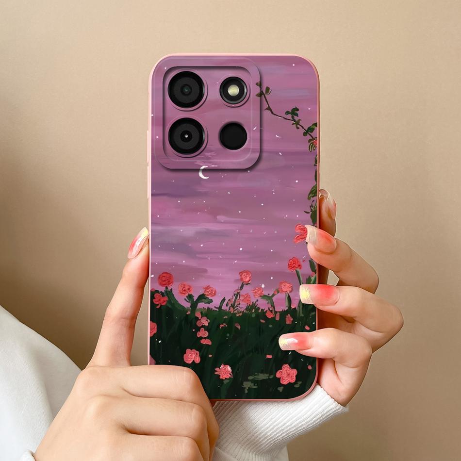 For Itel A60 A60S Case Cute Design Soft Liquid Silicone Shockproof Bumper For Itel A60 S Camera Protection High Quality Fundas