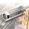 Micolora Metal Firewood Firewood Grill Rostre Bonfire Bonfire Stand Accessories BBQ Fire Starter M2 (Silver, Pieces)