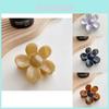Elegant Korean Style Floral Hair Claw Clip Handmade Acetate Accessory For Women