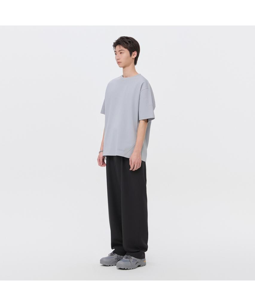 Keoseuuteommellou Black Drawstring Pants Cwpam26323Bkx