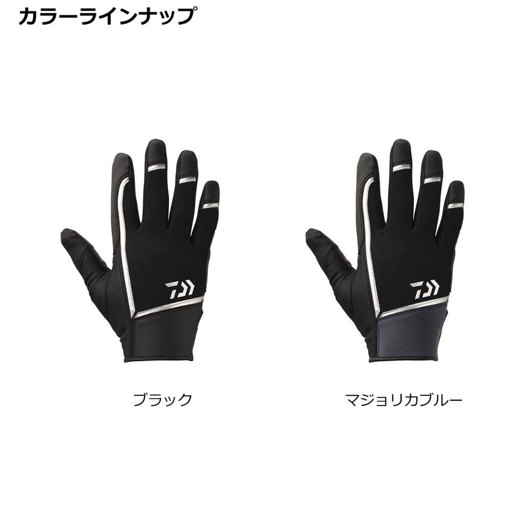 DAIWA Salt Game Cold Protection Gloves Black XL DG-7122W