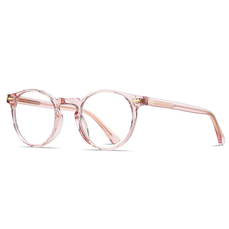 Anti Blue Rays Round Prescription Glasses For The Nearsighted Leopard Frame Student Prescription Spectacles 0 -0.5 -0.75 To -6.0