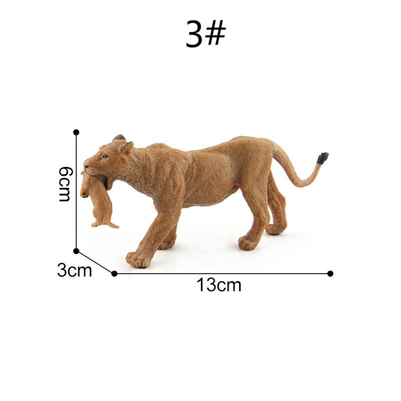 Wild Simulation Lion Animal Toy plastic Lioness Animal figures home decor Gift