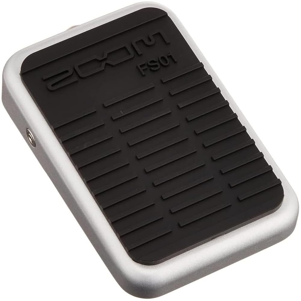 ZOOM Zoom Footswitch Compatible with FS01 Effects Pedals Unlatched Normal Closed Type Black Black