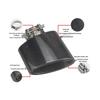 Carbon Fiber Oval Flat Exhaust Pipe Muffler - Stainless Steel Tailpipe