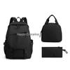 School Bag Female Male Student Backpack Cartoon Laptop Youth Backpack 3-Piece Set