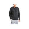 Under Armour קפוצ'ון קז'ואל בצבע אחיד עם שרוולים ארוכים לגברים קפוצ'ון שחור 1379668-001