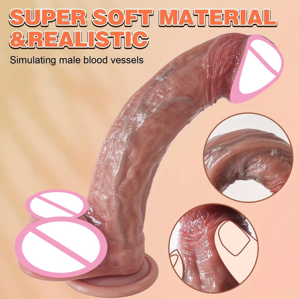 Super Realistic Dildo Waterproof Silicone Penis Adult Sex Toys Anal Vagina Masturbator Dildo with Suction Cup Cock Gode Massager