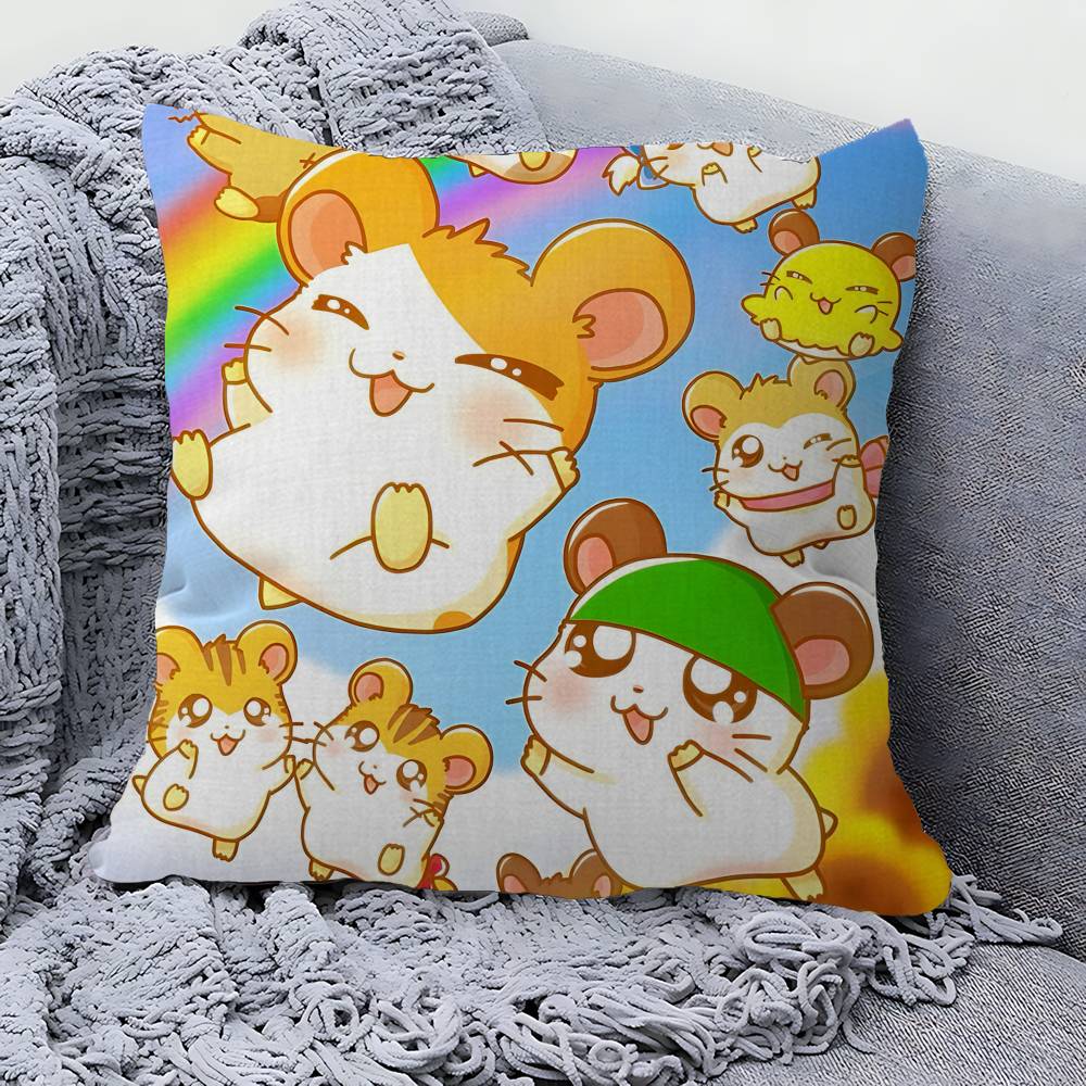 Hamtaro Anime pillow cover sofa cushion cover home room decoration children gift